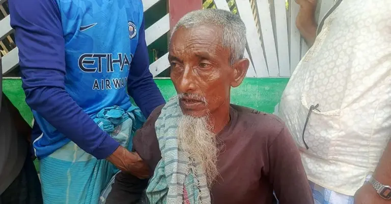 আহত জেলের ছবি